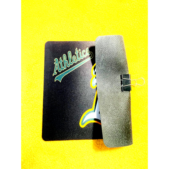 ATHLETICS BASEBALL HIGH QUALITY MOUSE PAD MAT FOR OFFICE AND SCHOOL - Picture 3 of 4